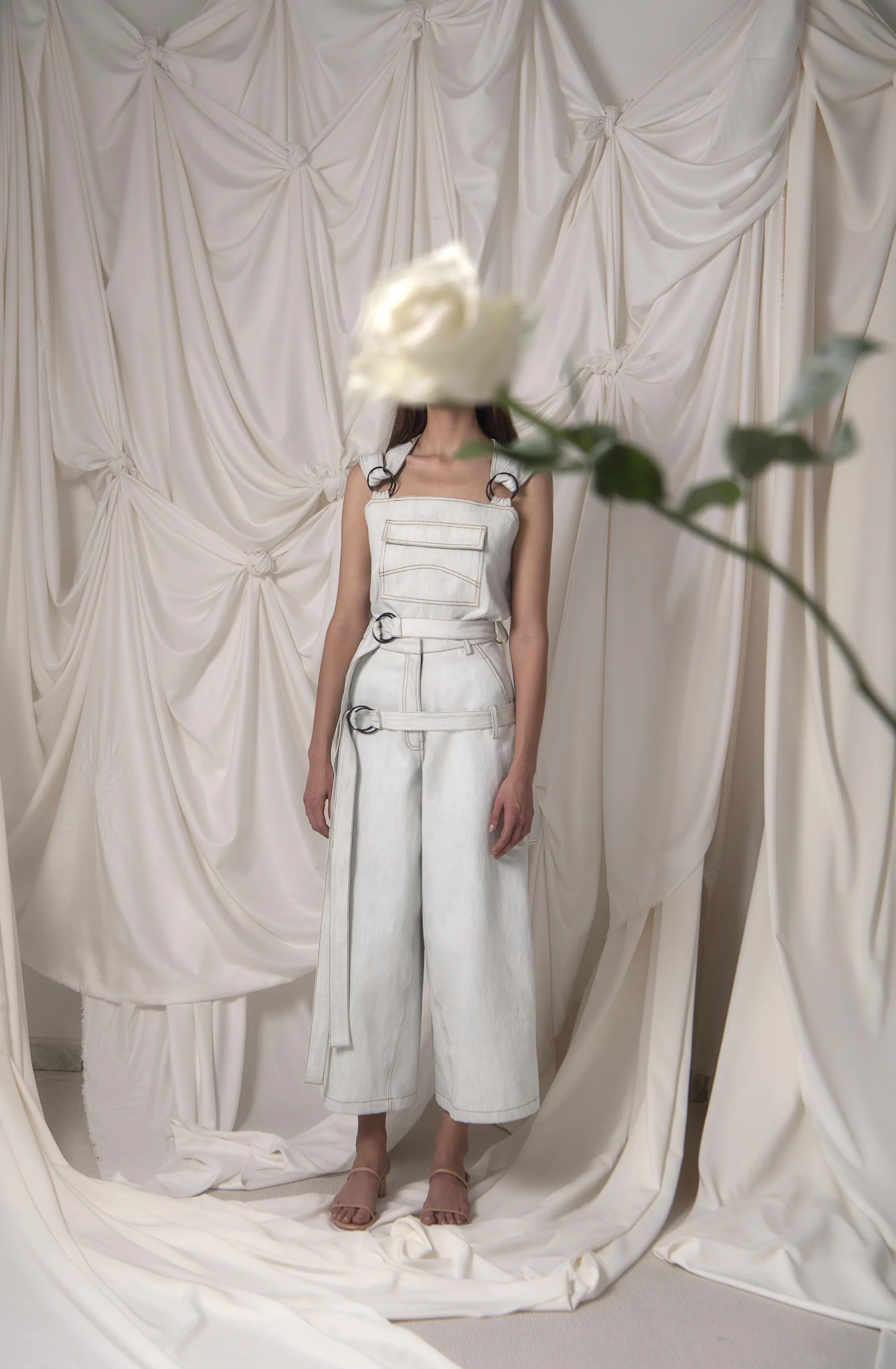 Rose Wire Denim Pants