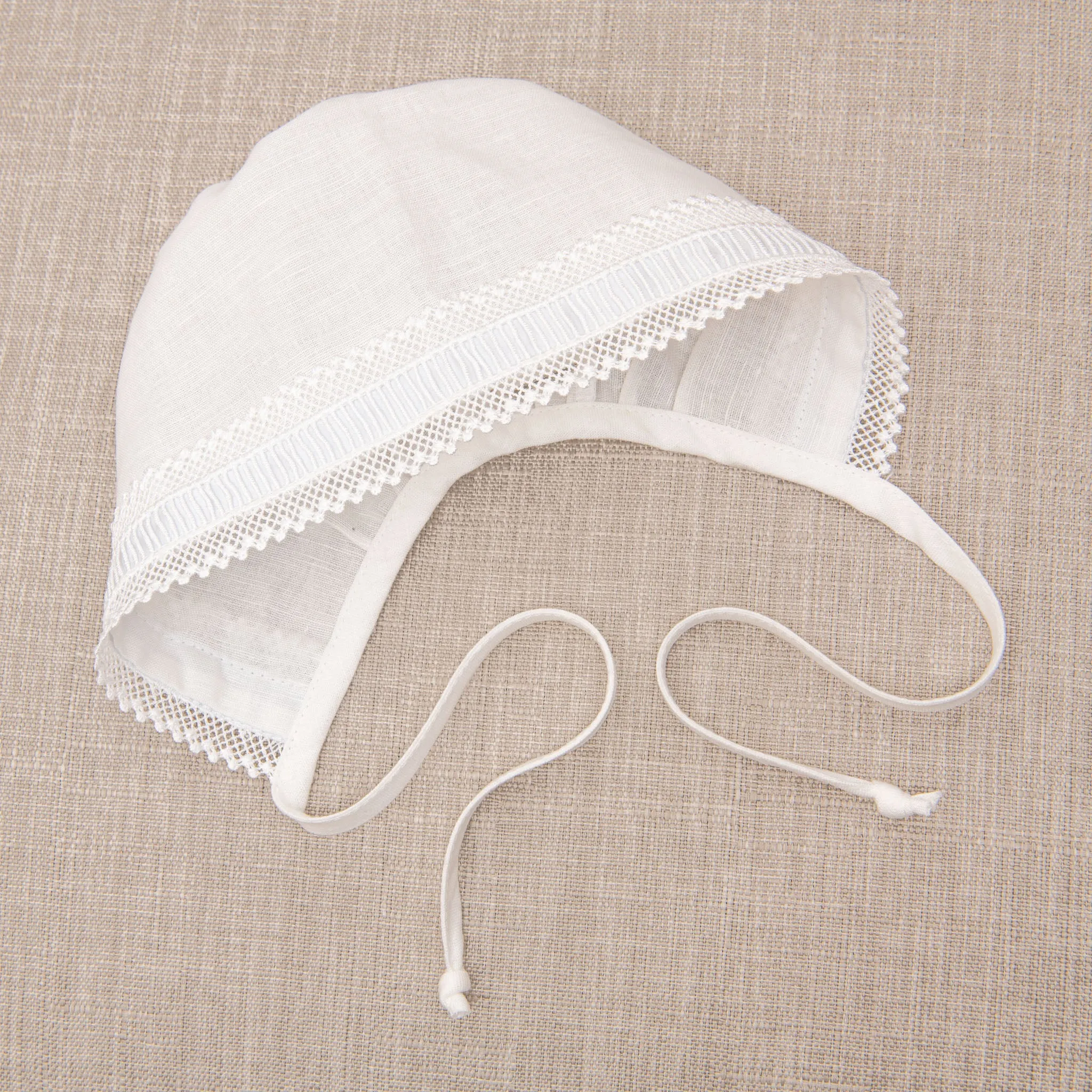 Rowan Linen Gown & Bonnet