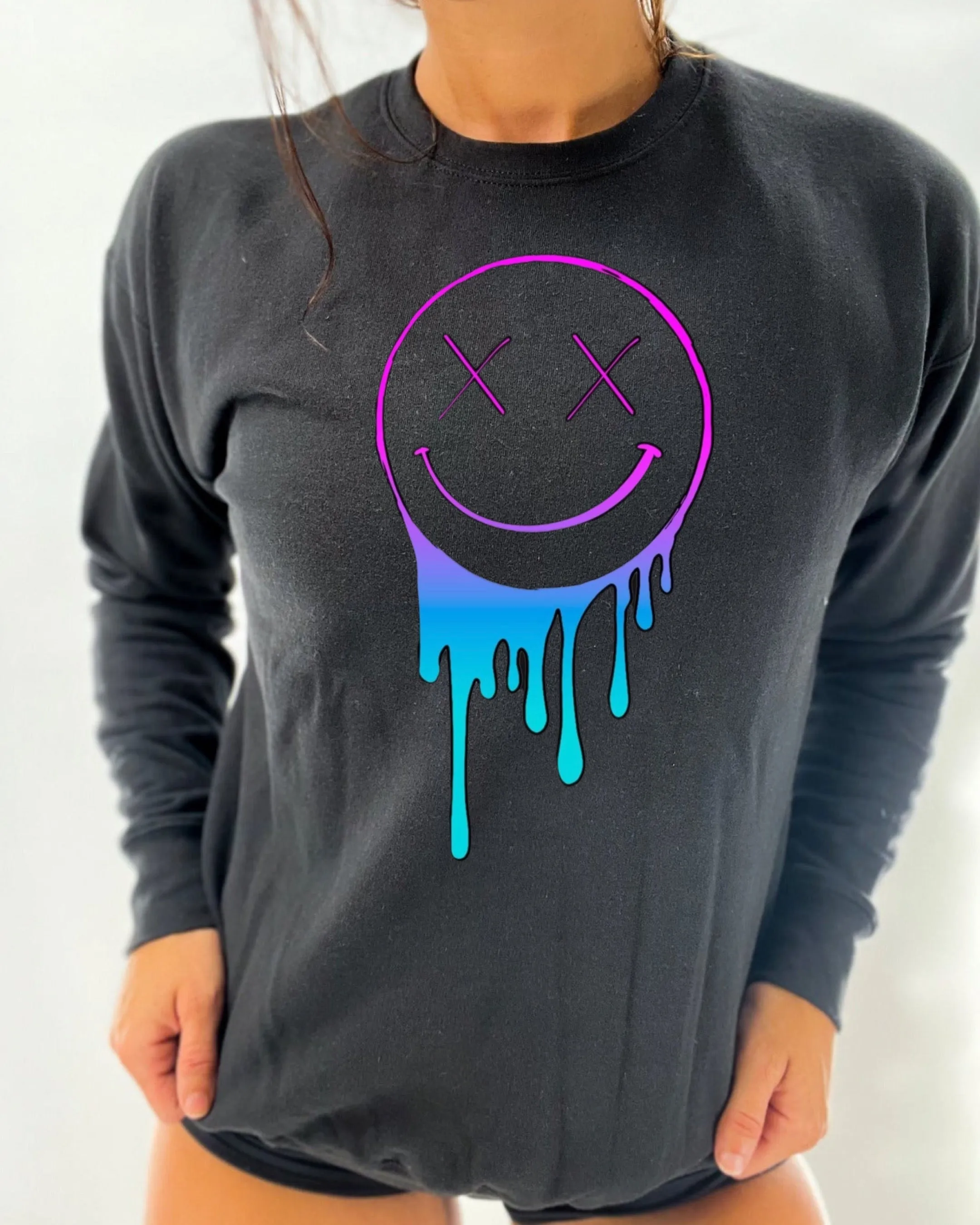 Salty Savage Unisex “OG Drip Smile” Crewneck Sweatshirt