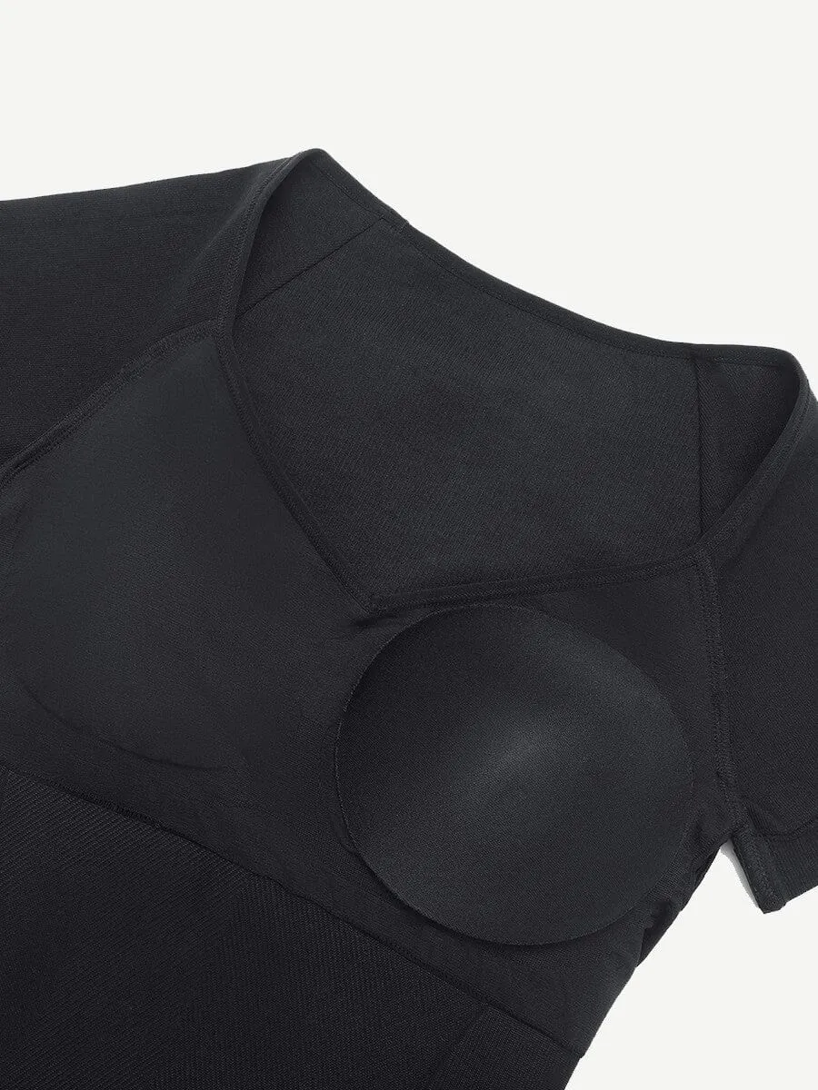 Seamless Strong Chest Support Shapewear Bodysuit