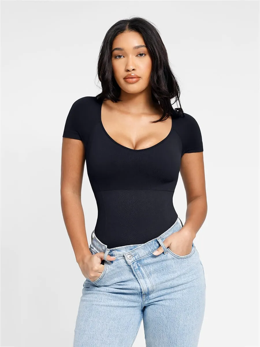 Seamless Strong Chest Support Shapewear Bodysuit