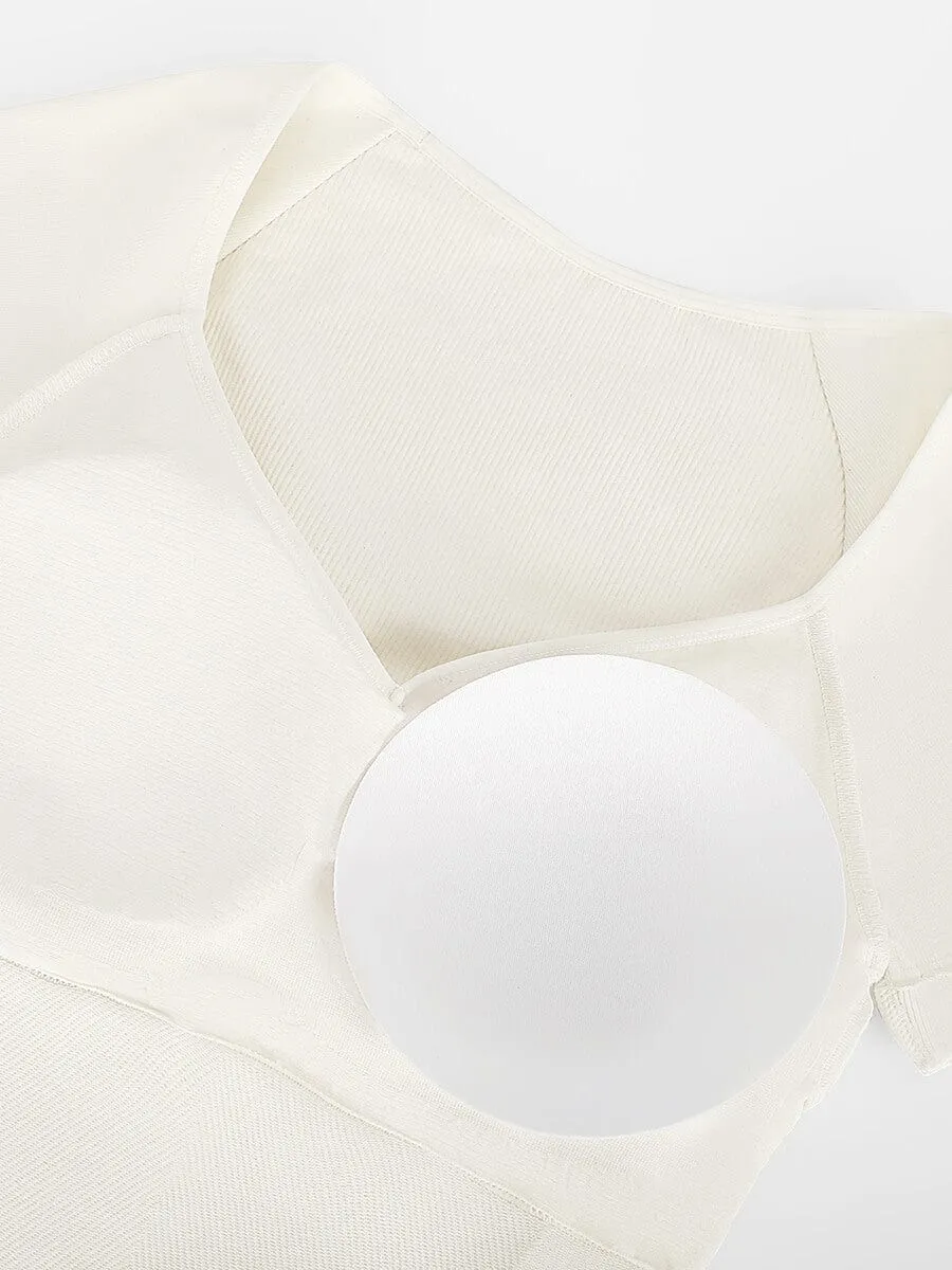 Seamless Strong Chest Support Shapewear Bodysuit