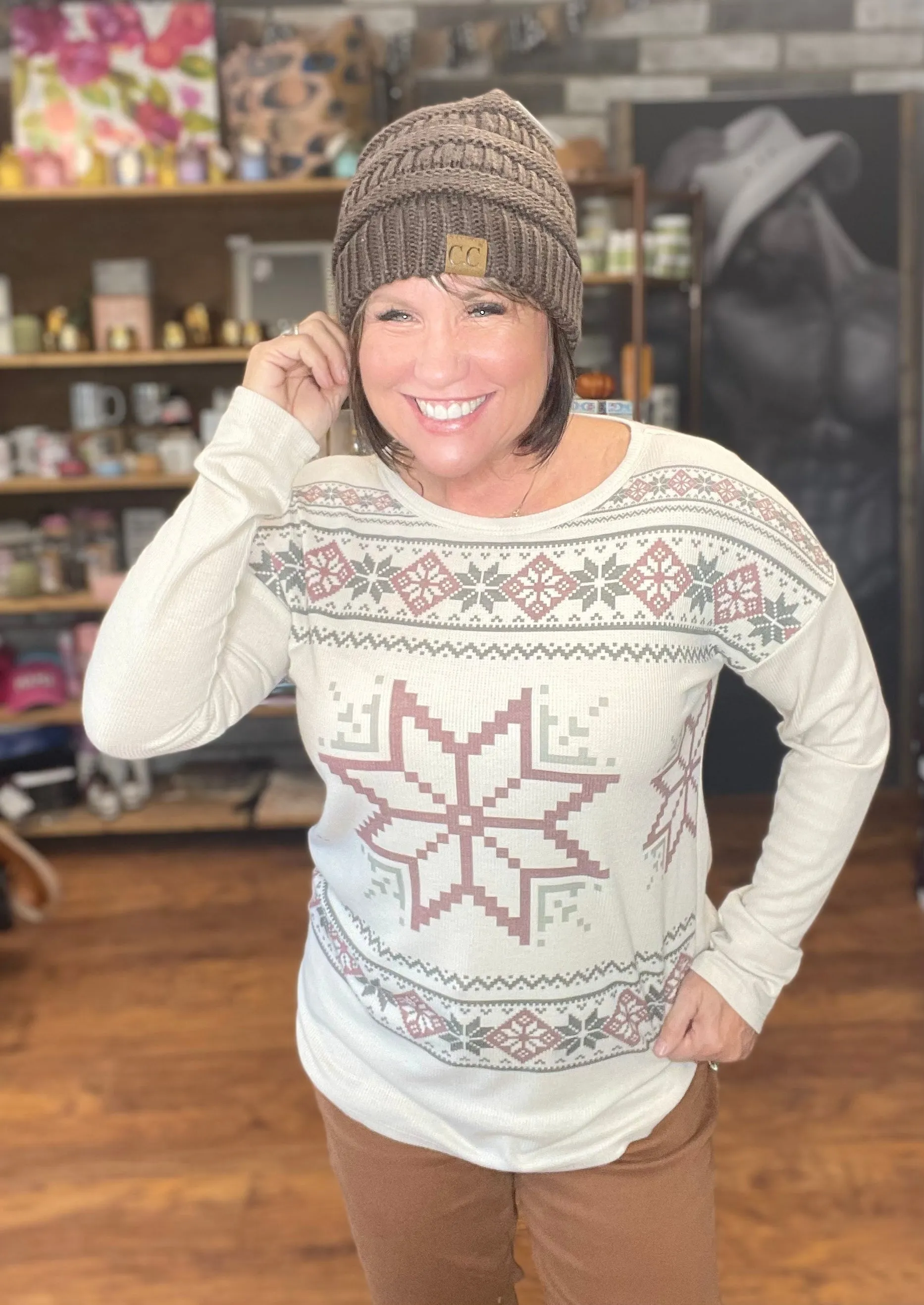 Snowflake Sweatershirt