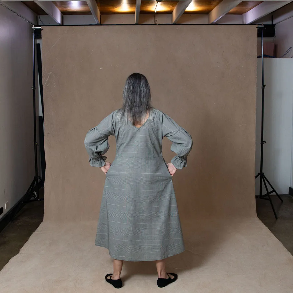 Sophia Plaid Cotton Dress