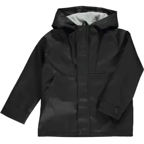Splash Black Raincoat