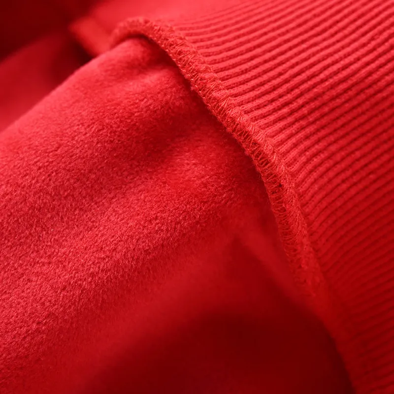 Striped Fleece-Lined Hoodie