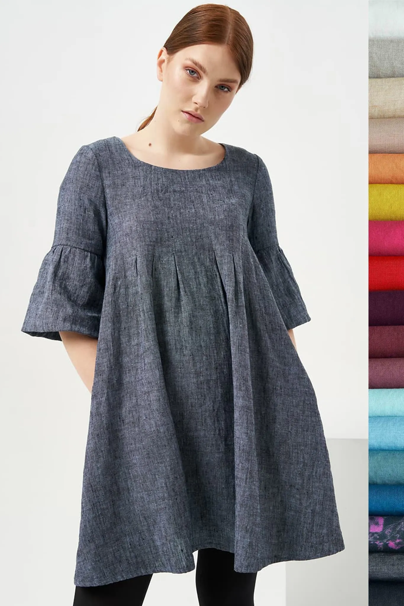 Summer linen dress Silva