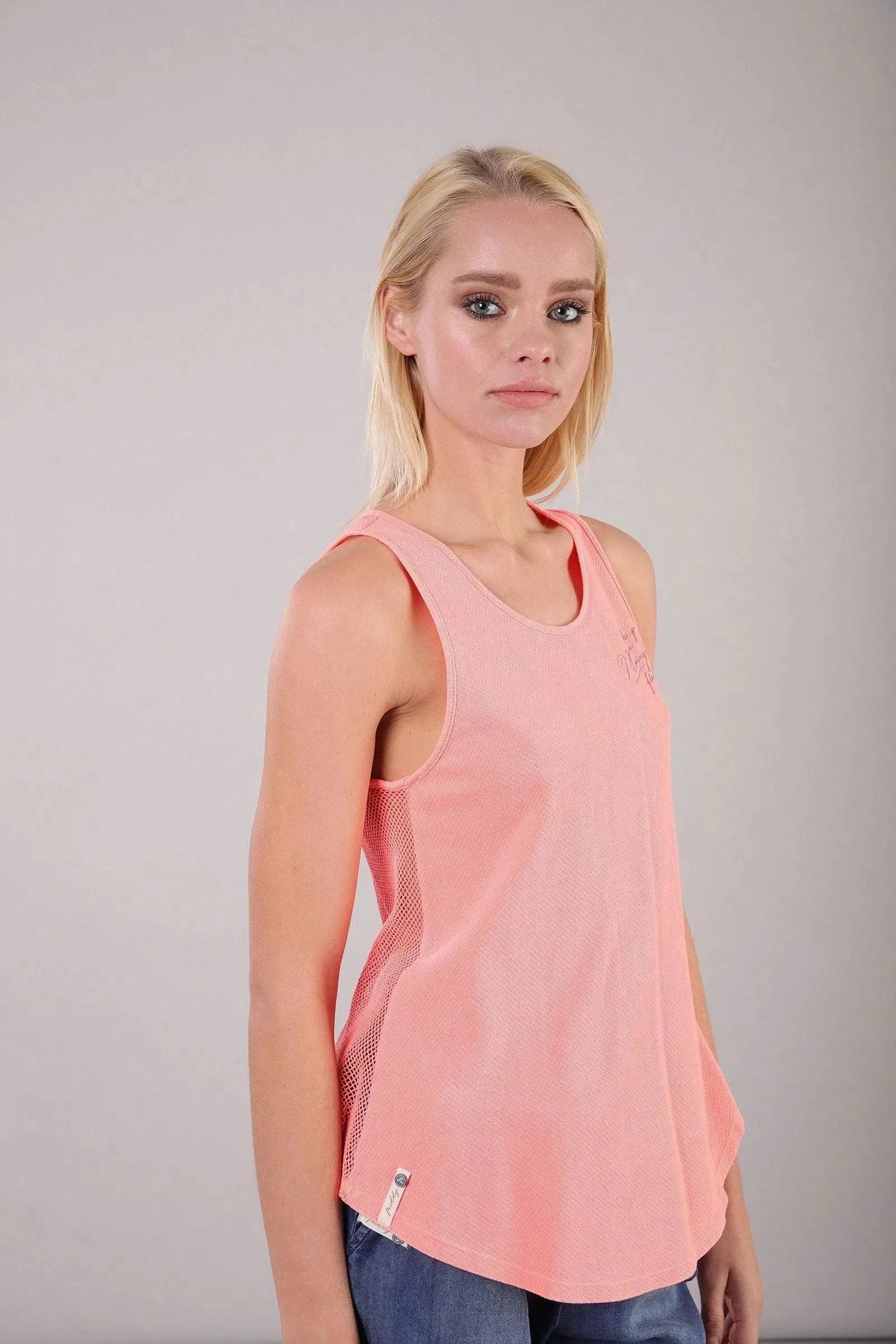 Tank Top - Cotton & Breathable Mesh