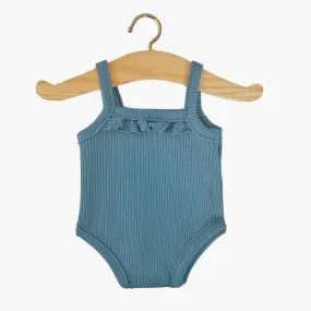 The Little Basics Tank Bodysuit - Peacock
