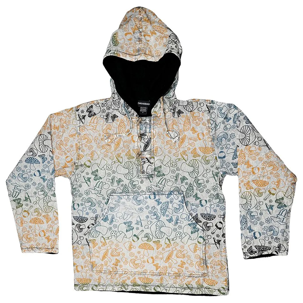 Threadheads Fleece-Lined Hoodie | Multicolor Mushroom