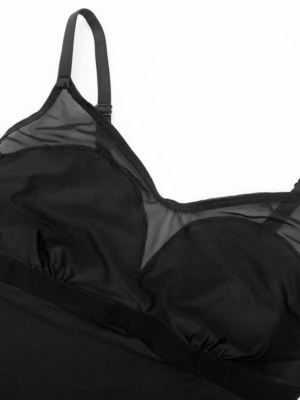 Tummy Control Mesh Bridal Shapewear Bodysuit