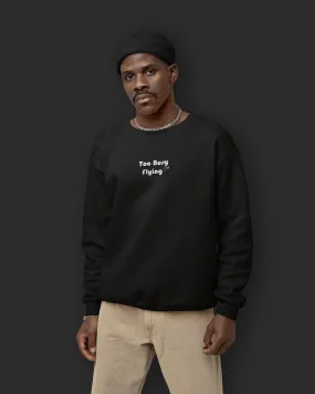 Unprocessed Drop Shoulder Sweatshirt: Black