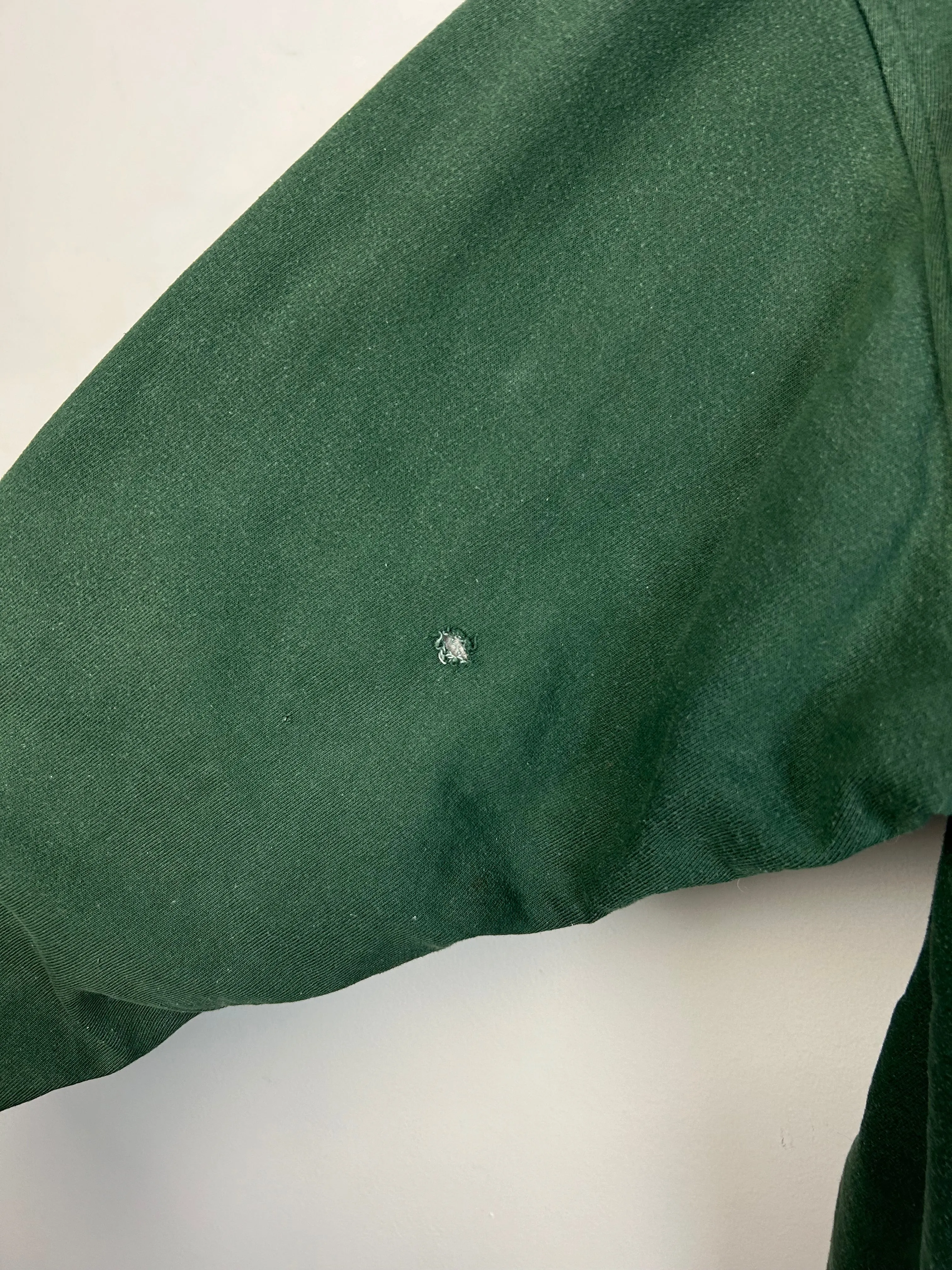 Vintage 90s Williams Bay Thermal Lined Forest Green Zip Up Hoodie