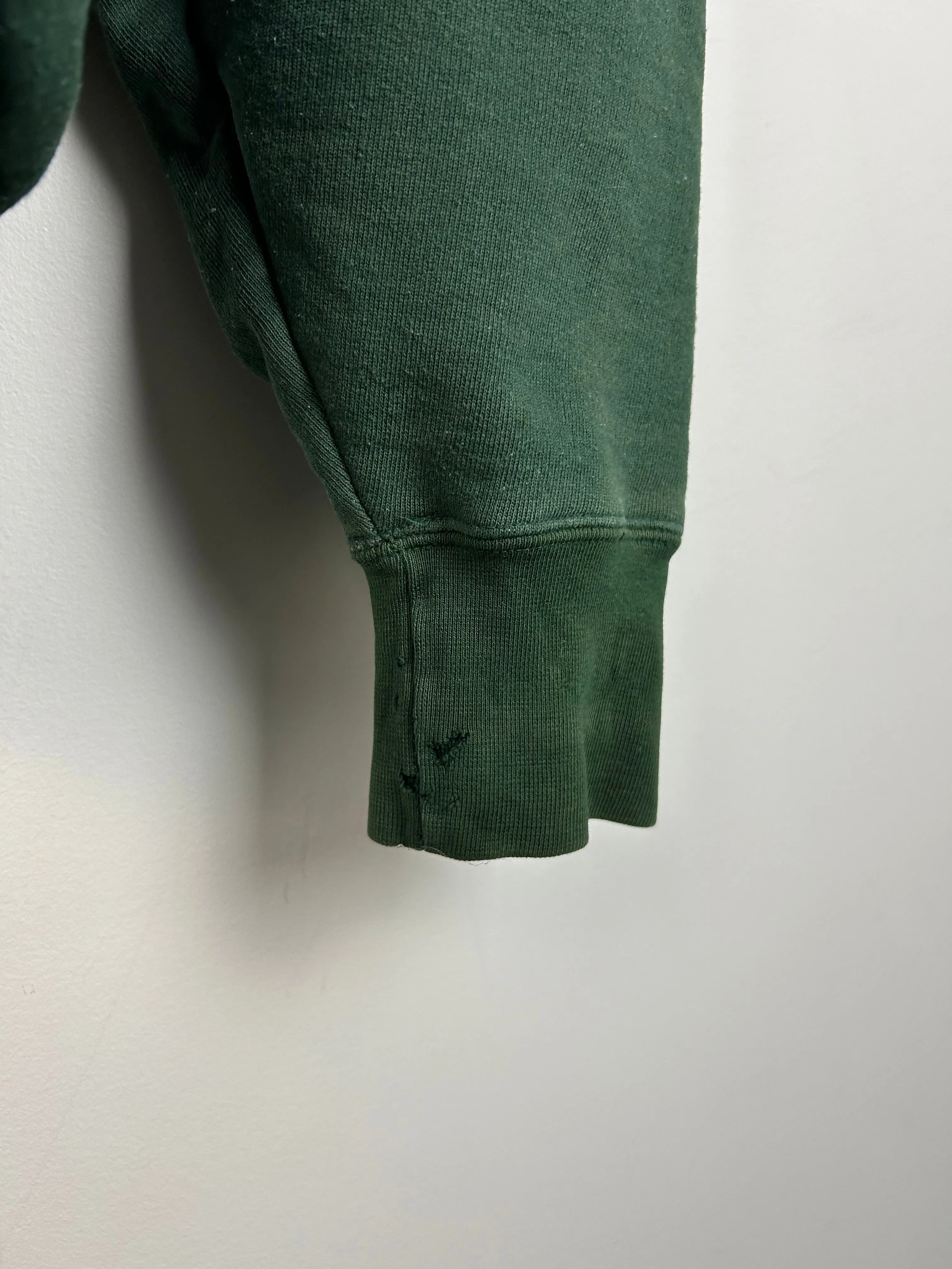 Vintage 90s Williams Bay Thermal Lined Forest Green Zip Up Hoodie