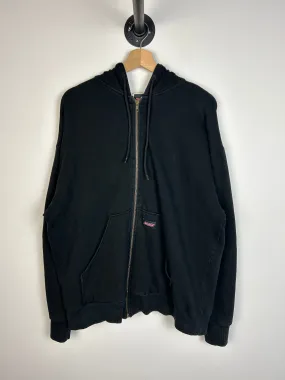 Vintage Dickies Thermal Lined Black Zip Up Hoodie