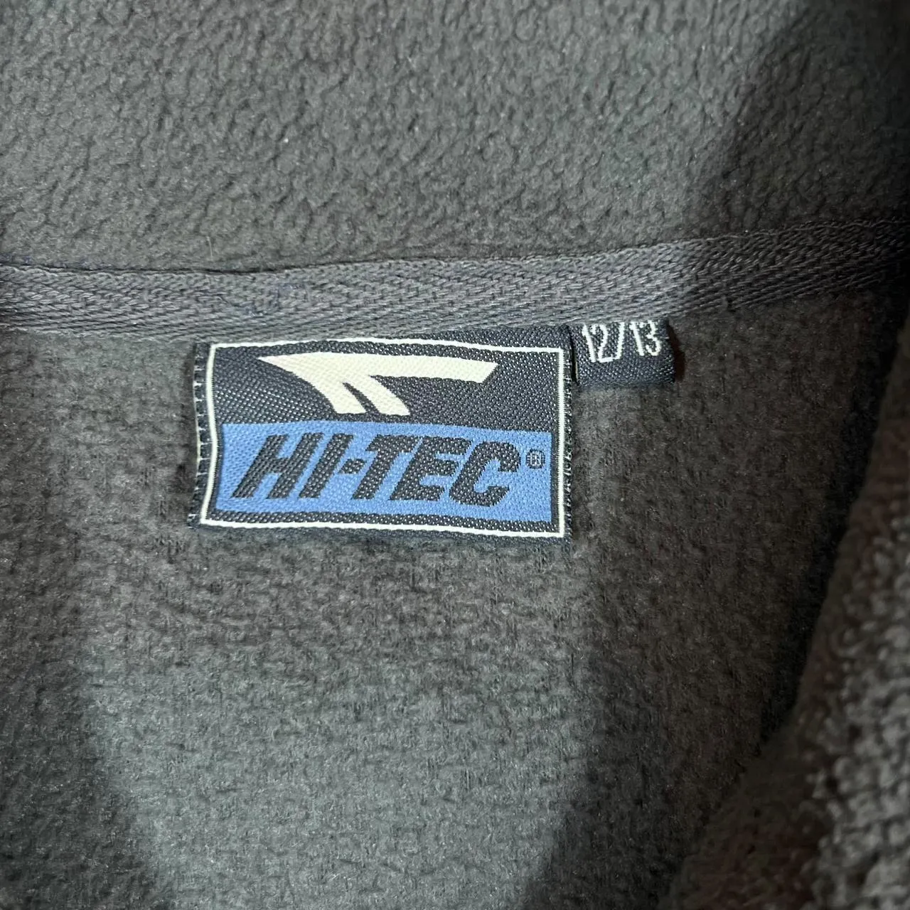 Vintage HI-TEC Classic Embroidered Mini Logo 1/4 Zip Pullover Fleece Sweatshirt