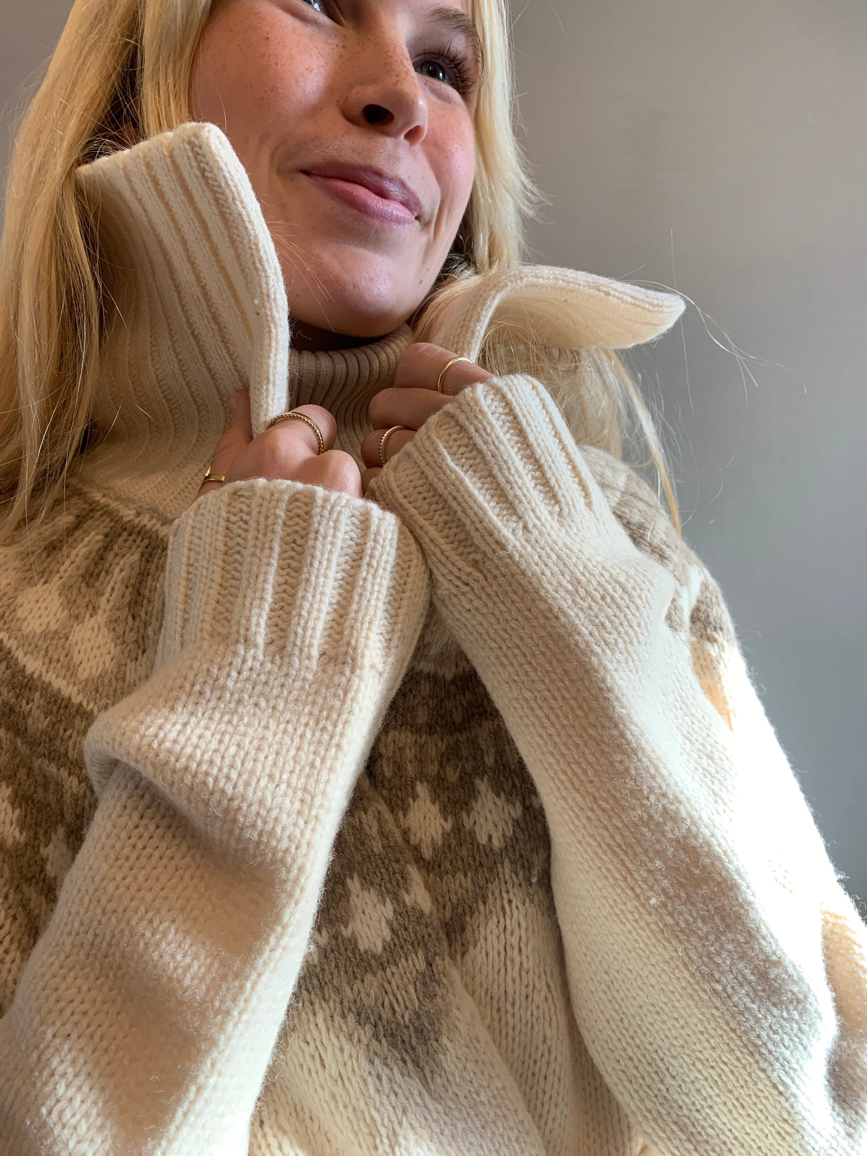 Vintage Ralph Lauren fairisle knit cardigan