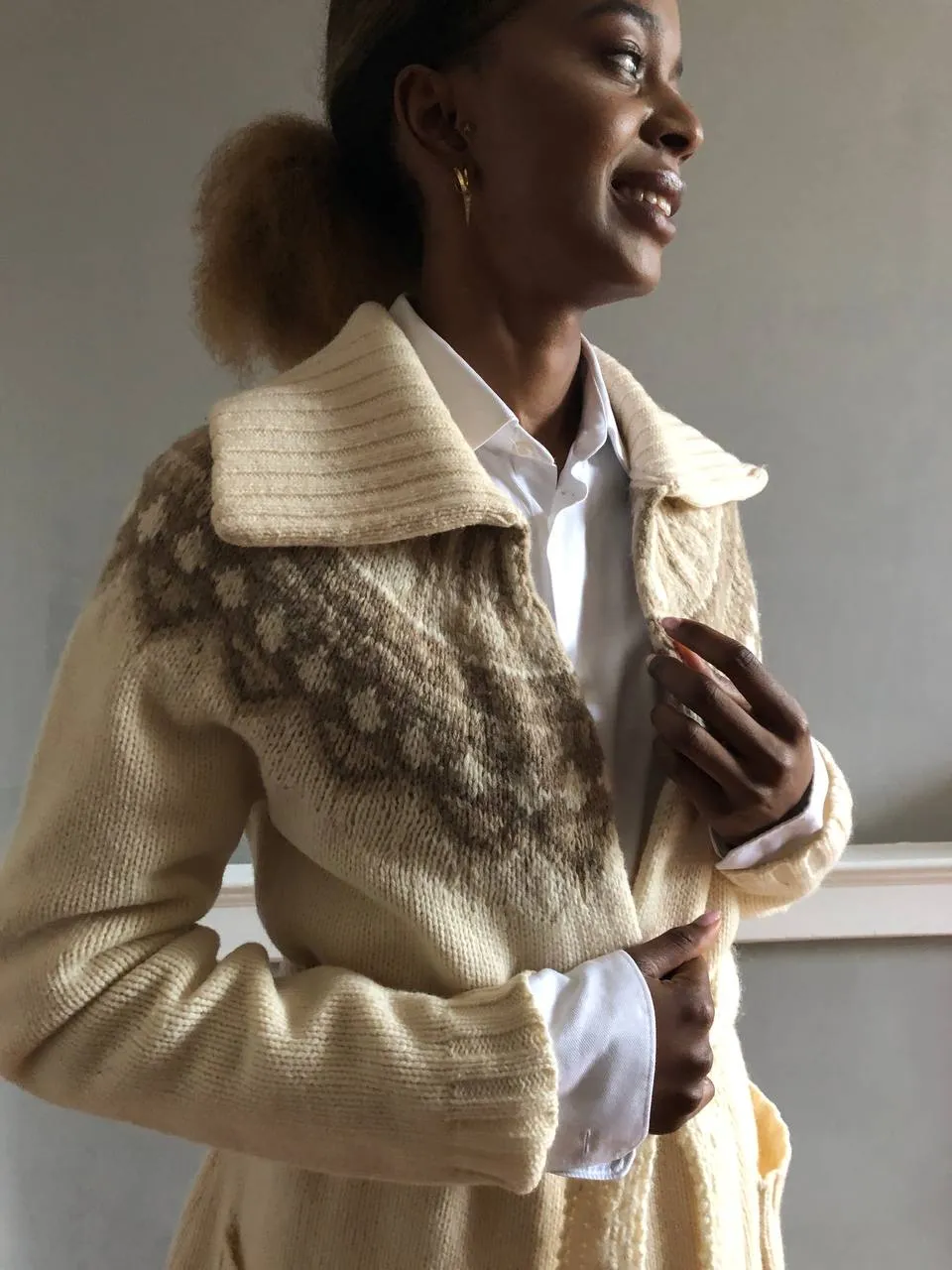 Vintage Ralph Lauren fairisle knit cardigan