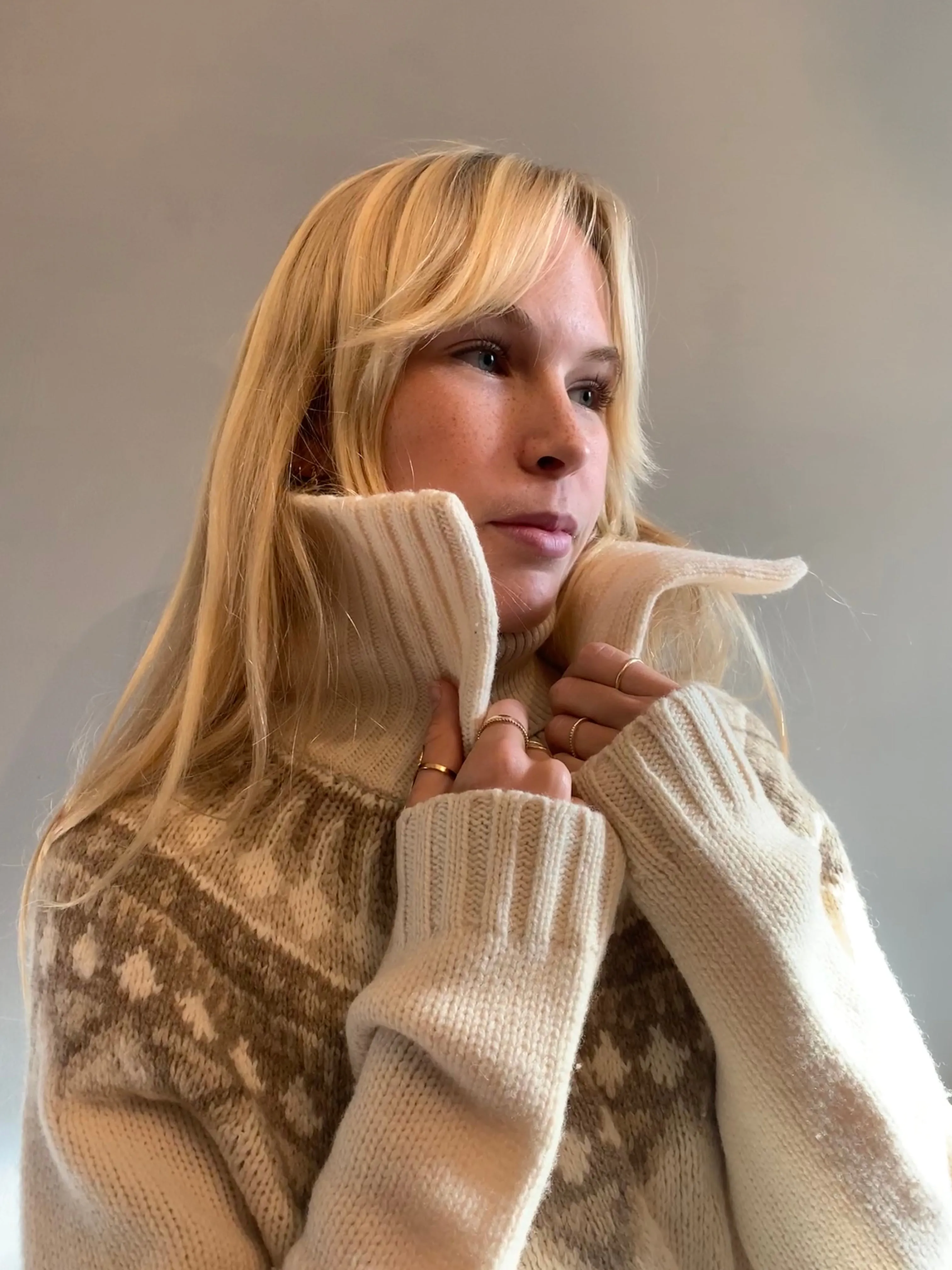 Vintage Ralph Lauren fairisle knit cardigan