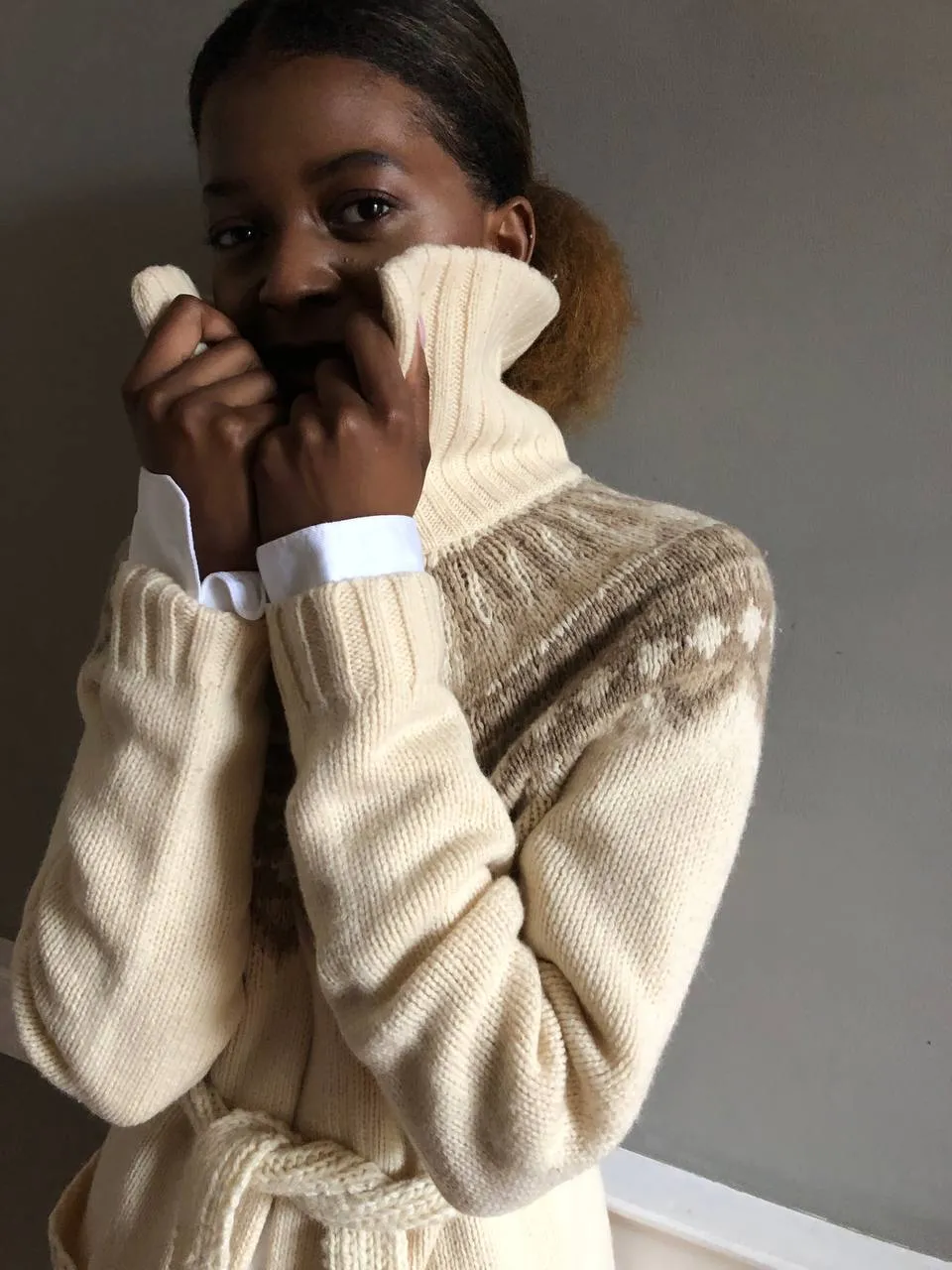 Vintage Ralph Lauren fairisle knit cardigan