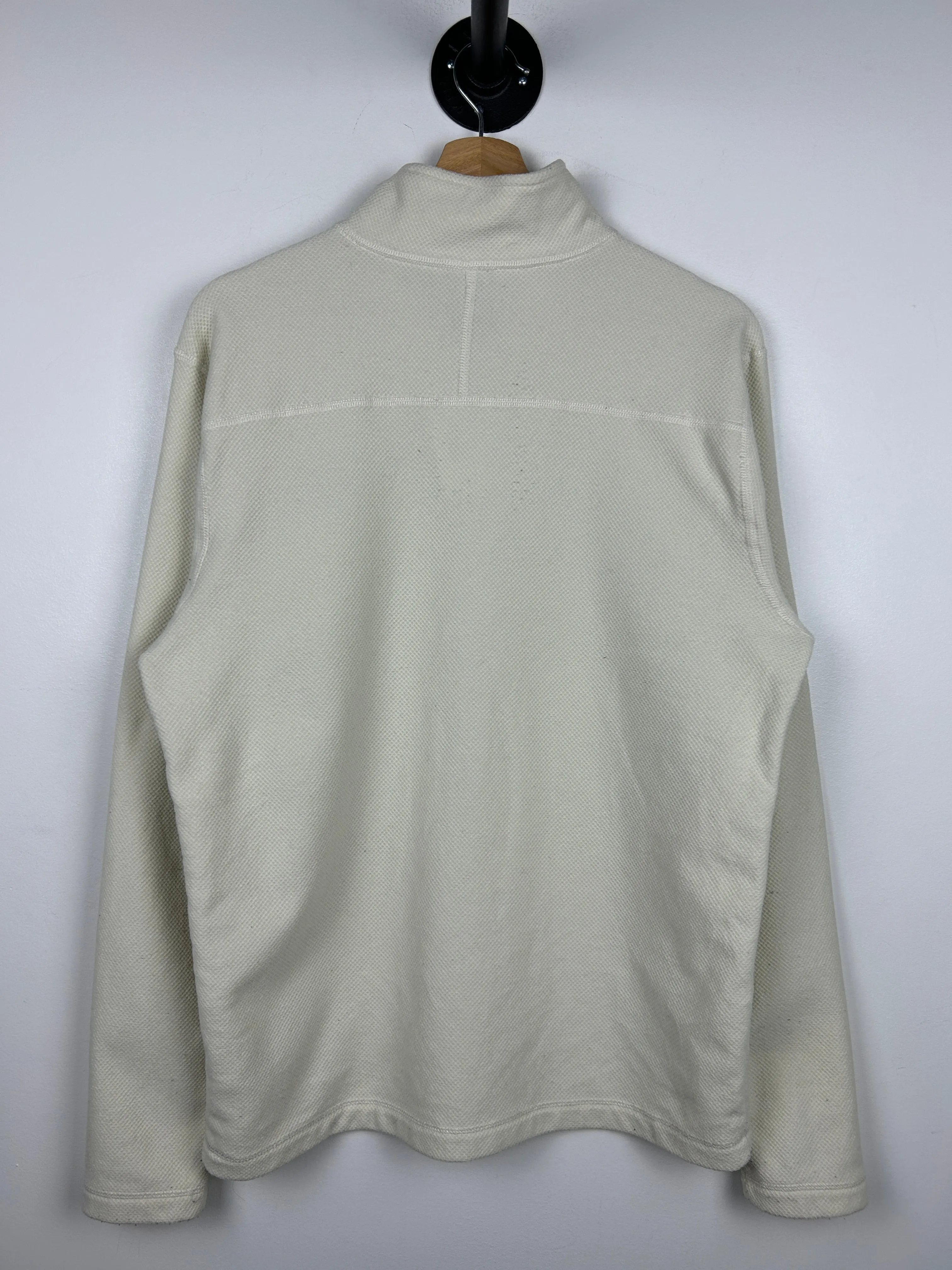 Vintage The North Face Cream Thermal Quarter Zip Sweater