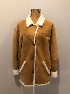 Vintage Timberland Tan Lambskin Shearling Coat