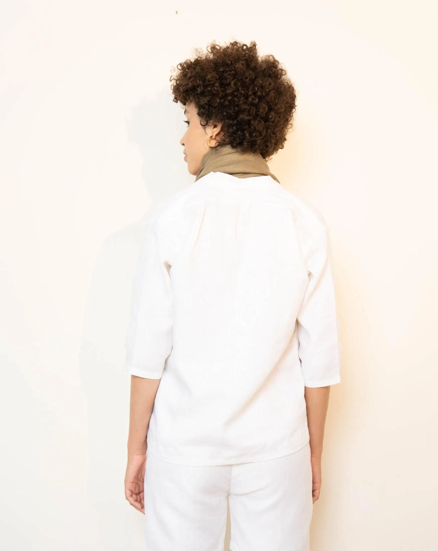 Women's Pure Linen Cardigan OCEAN