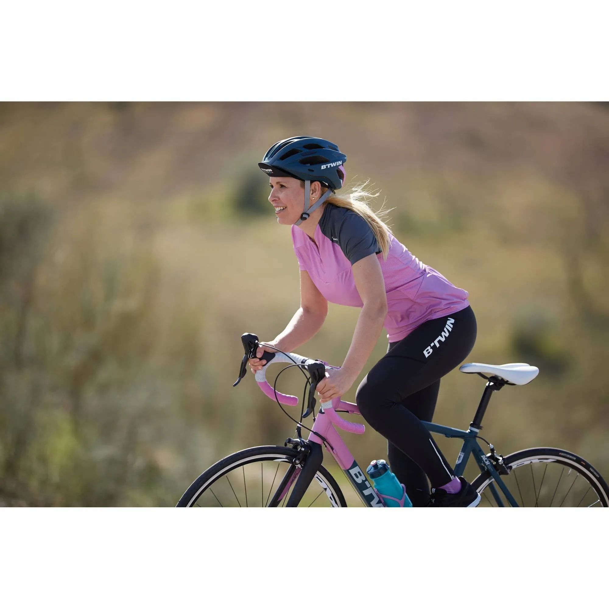 Women's Short Sleeve Cycling Jersey 500