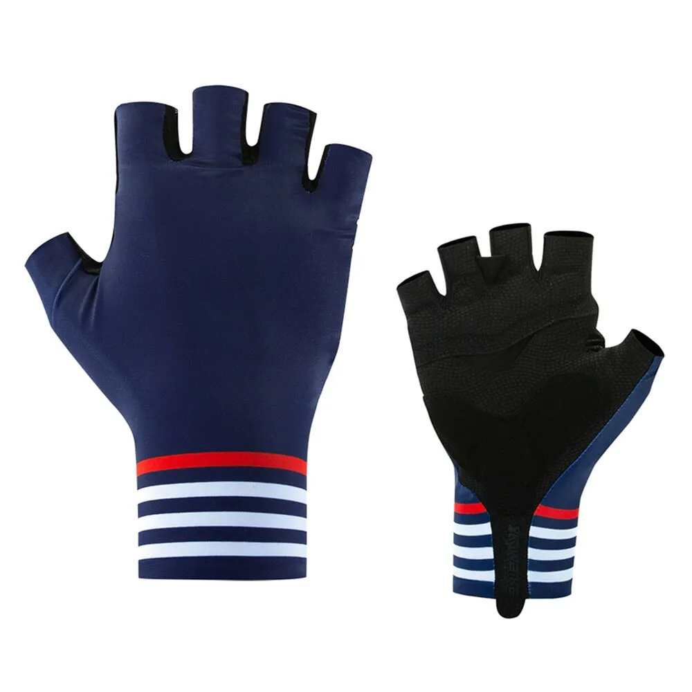 YKYW MTB Road Cycling Half Finger Gloves Lycra Fabric Antiskid Rubber Wear-resistant Shockproof 4 Colors