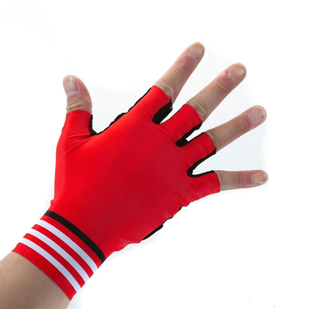 YKYW MTB Road Cycling Half Finger Gloves Lycra Fabric Antiskid Rubber Wear-resistant Shockproof 4 Colors