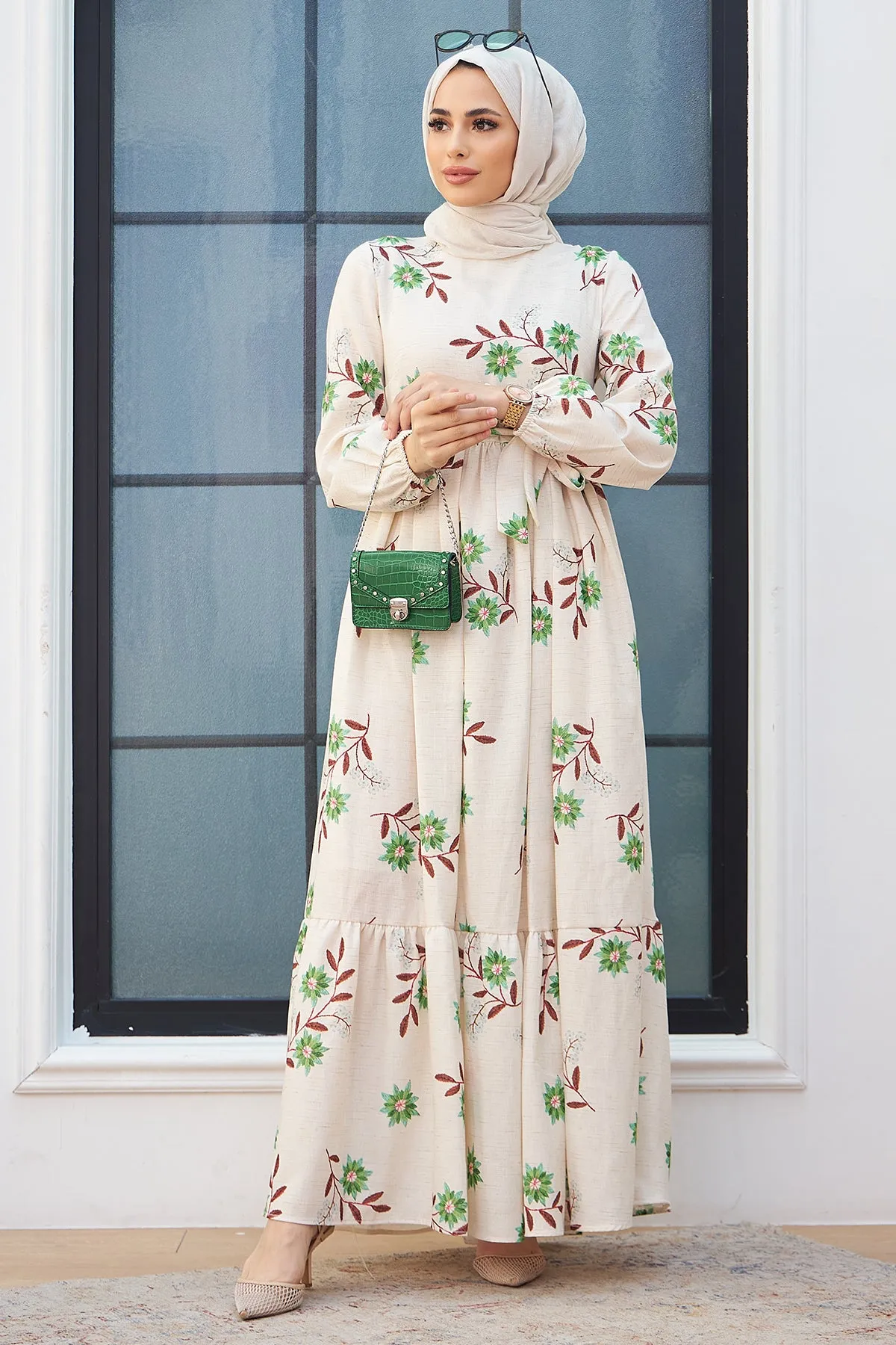 ZRF Women Arya Linen Dress - Green - Mestre