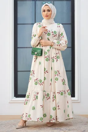 ZRF Women Arya Linen Dress - Green - Mestre