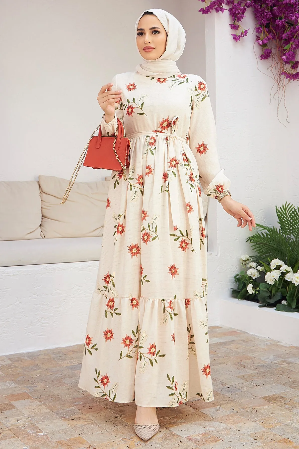 ZRF Women Arya Linen Dress - Terracotta - Orpington