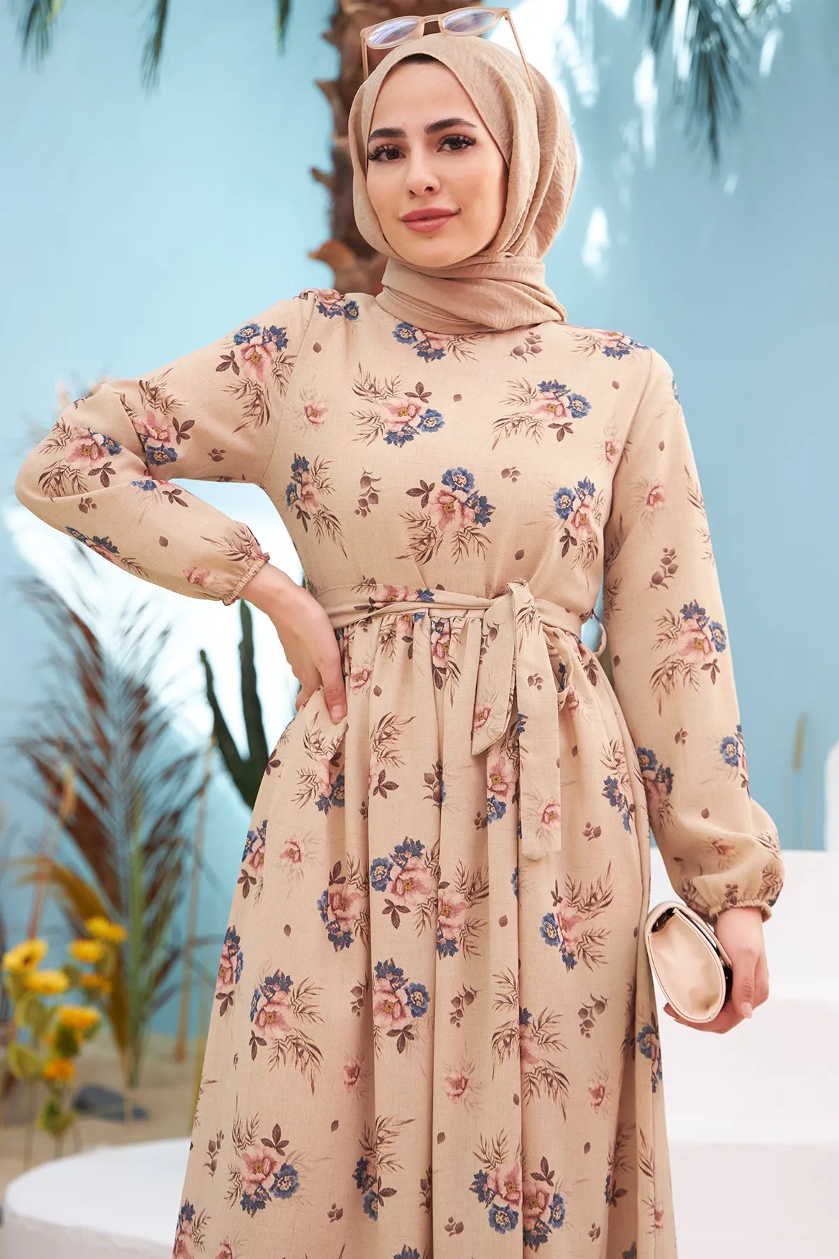 ZRF Women Seray Linen Dress - Beige - Saint-Herblain