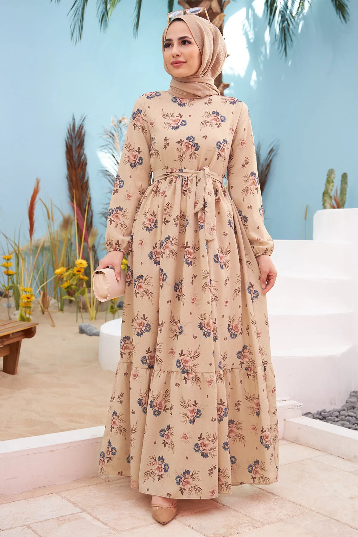 ZRF Women Seray Linen Dress - Beige - Saint-Herblain