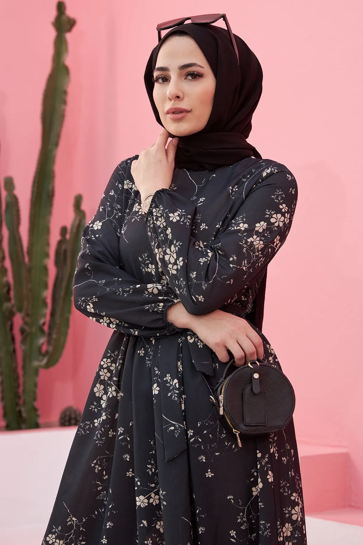 ZRF Women Spring Linen Dress - Anthracite - Maia